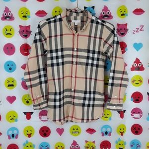 Burberry Classic Print Boys 12Y Shirt